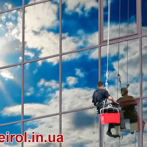 Висотна мийка і миття вікон,  вітрин та фасадів Калуш,  Івано-Франківськ