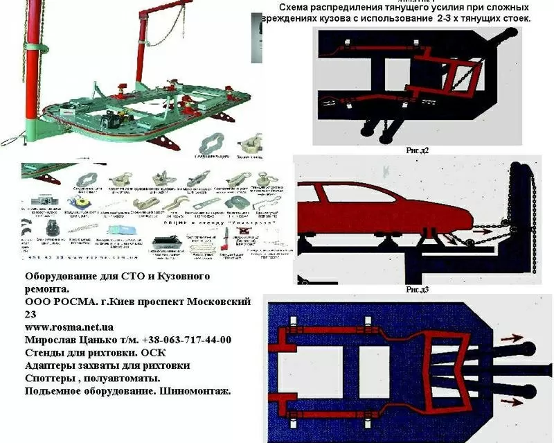 Продам в Киеве: Рихтовочный стенд рамоного  