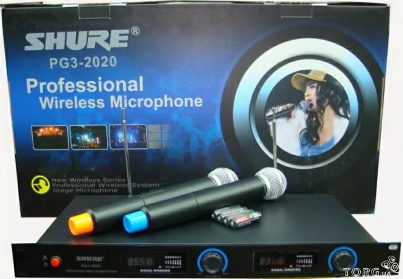 Радиосистема Shure Pg3-2020 с двумя радиомикрофонами 