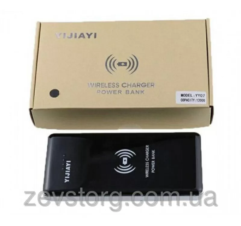 Беспроводное зарядное устройство Yijiayi YY07 12000mAh