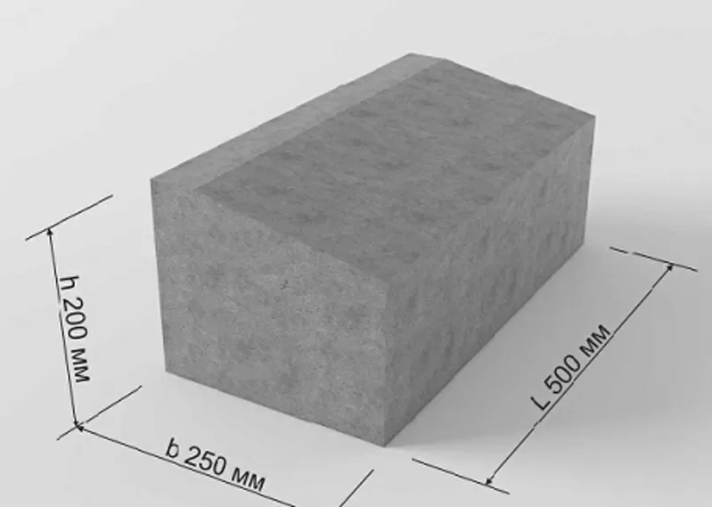 Блок бетонный Б2-20-25